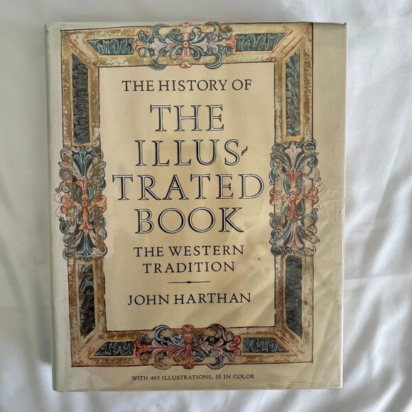 First Edition Hartman History of the Illustrated Book  Thames and Hudson 1981 - Picture 1 of 7